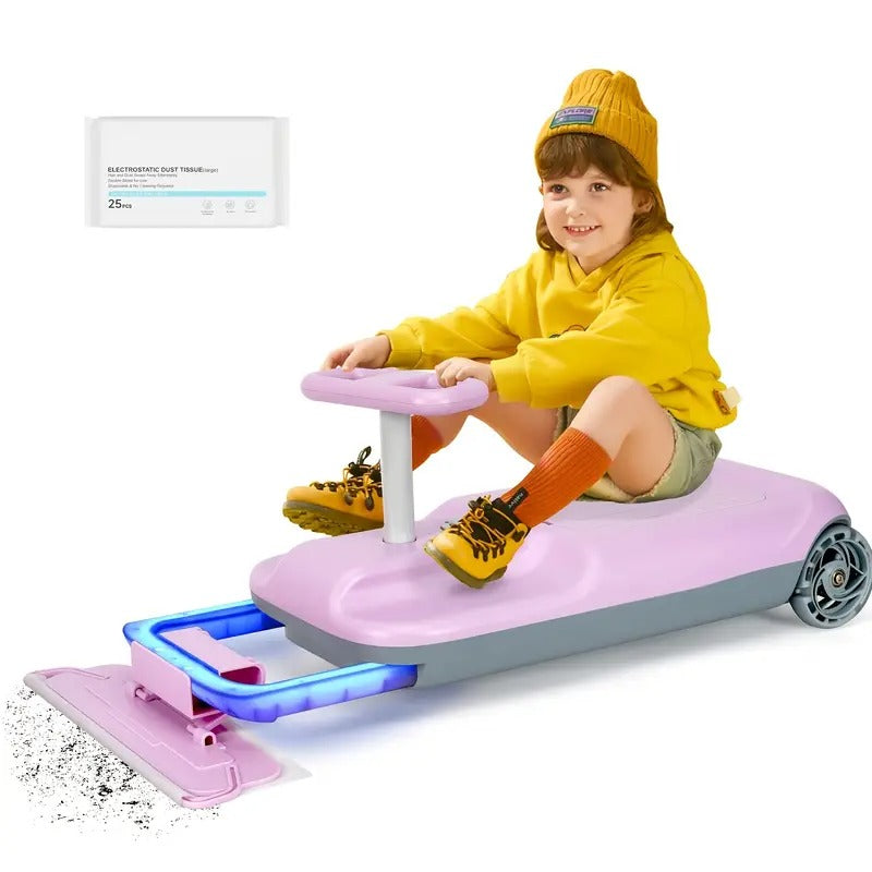 Portable Go-kart,Children's Rocking Car, with A Large Storage Compartment